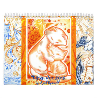 Kätzchen-Kunst 1012 Kalender