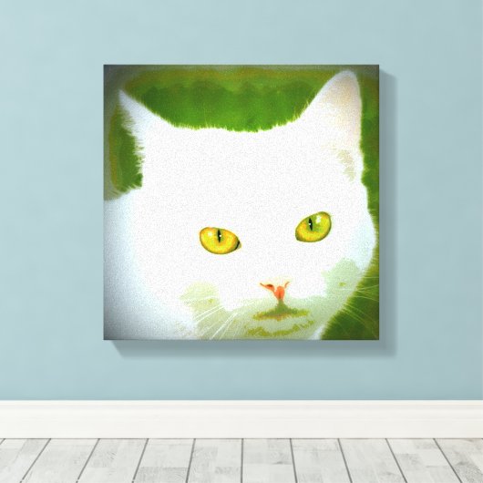 Kätzchen Leinwanddruck (Insitu (Holzboden))