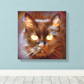 Kätzchen Leinwanddruck (Insitu (Holzboden))