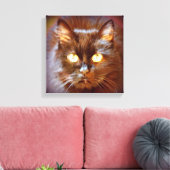 Kätzchen Leinwanddruck (Insitu (Wohnzimmer))