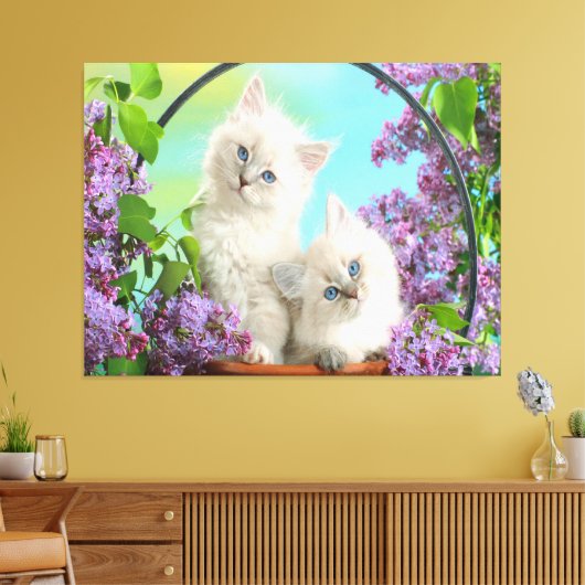 Kätzchen Leinwanddruck (Insitu (Wohnzimmer))