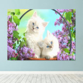 Kätzchen Leinwanddruck (Insitu (Holzboden))