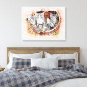 Kätzchen Leinwanddruck (Insitu (Schlafzimmer))