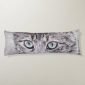 Kätzchen Liebe Niedliche Katzenkatze mit leuchtend Seitenschläferkissen (Rückseite)