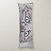 Kätzchen Liebe Niedliche Katzenkatze mit leuchtend Seitenschläferkissen (Rückseite (Vertikal))