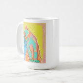 Kätzchen-Liebe-Tasse Kaffeetasse (Vorderseite Links)
