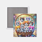 Kätzchen Magnet (Vorderseite/Rückseite)