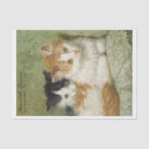 Kätzchen malend Henriette Ronner-Knip (1821-1909)