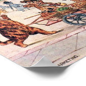 Katzchen Marketing, Louis Wain Poster (Ecke)