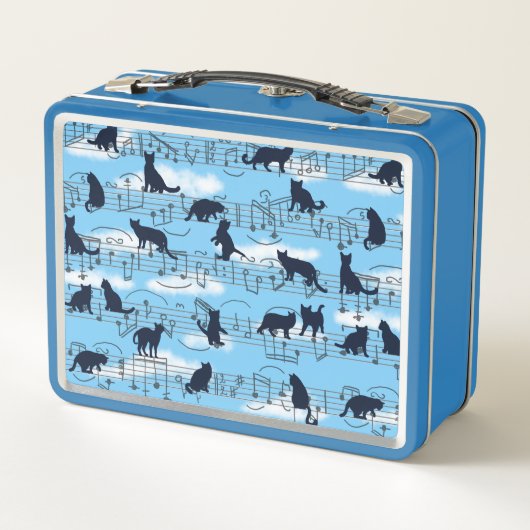 Kätzchen Metall Brotdose (Rückseite)