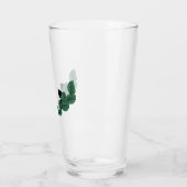Kätzchen mit Blätter Glas (Links)