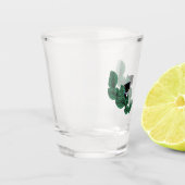 Kätzchen mit Blätter Schnapsglas (Links)