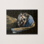 Kätzchen mit einem Perlenerring-Puzzle Puzzle (Horizontal)