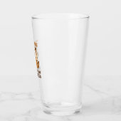 Kätzchen mit einer Maske, bereit für sein erstes H Glas (Links)