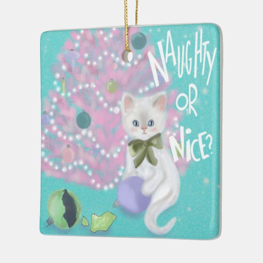 Kätzchen mit Ornament (Links)