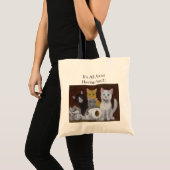 Kätzchen mit Spaß Tote Tasche (Vorderseite (Produkt))