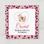 Kätzchen mit Visitenkarte (Vorderseite)