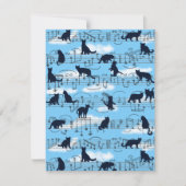 Kätzchen Mitteilungskarte (Vorderseite)