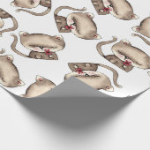Kätzchen Muster Geschenkpapier (Ecke)