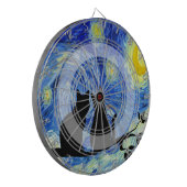 Kätzchen nachts dartscheibe (Vorderseite Links)