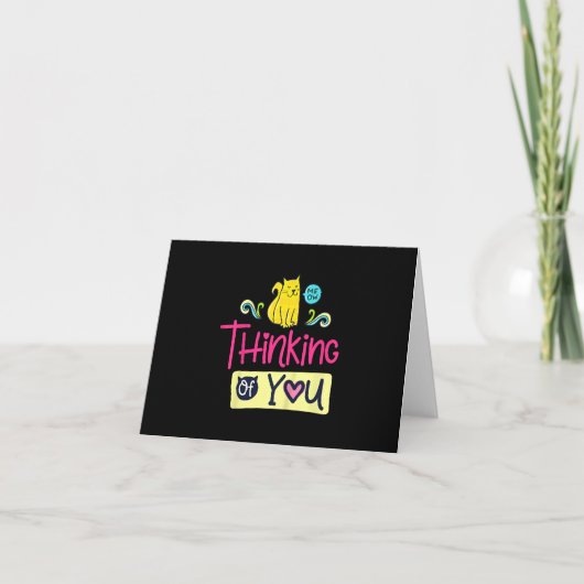 Kätzchen | Niedliches Cat Lover Geschenk Karte (Vorderseite)