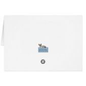 Kätzchen Ostereier Jagdkarte Grußkarte (Rückseite Horizontal)