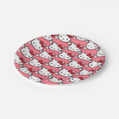 Kätzchen Pappteller (Schrägansicht)