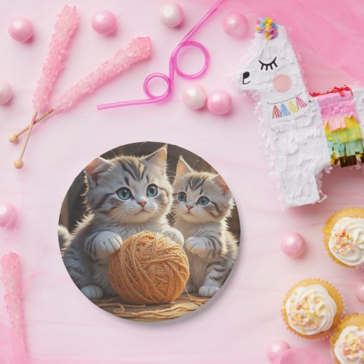 Kätzchen Pappteller (Party)