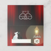 Kätzchen Platzkarte (Außenseite Aufgefaltet)