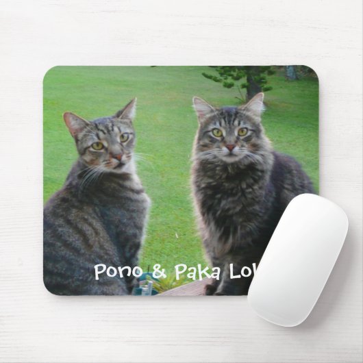 Kätzchen Pono u. Paka Lolo Mousepad (Mit Mouse)