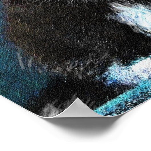 Kätzchen Poster (Ecke)