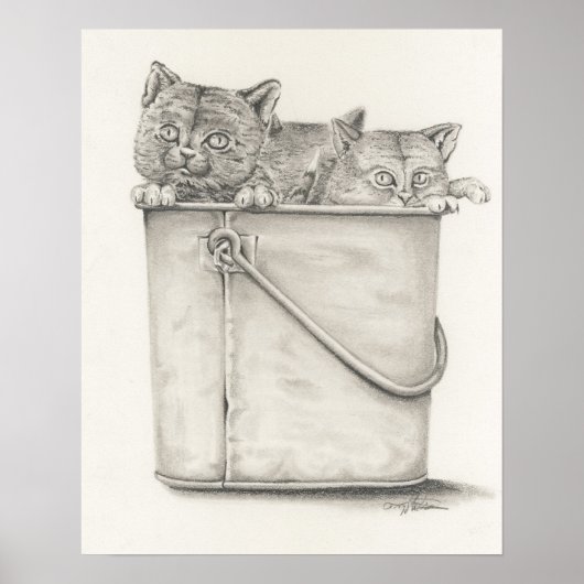 Kätzchen Poster (Vorne)