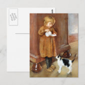 Kätzchen Postkarte (Vorne/Hinten)