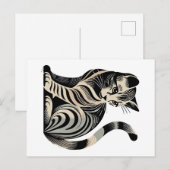 Kätzchen Postkarte (Vorne/Hinten)
