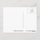 Kätzchen Postkarte (Rückseite)