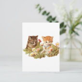 Kätzchen Postkarte (Stehend Vorderseite)