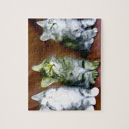 Kätzchen Puzzle (Vertikal)