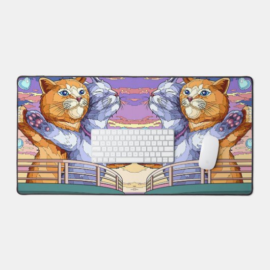 Kätzchen Schreibtischunterlage (Tastatur & Maus)