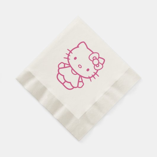 Kätzchen Serviette (Ecke)