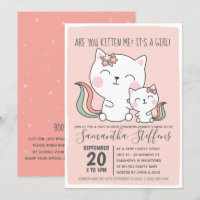 Kätzchen Sie mich Niedlich Pink Cat Girl Baby Dusc