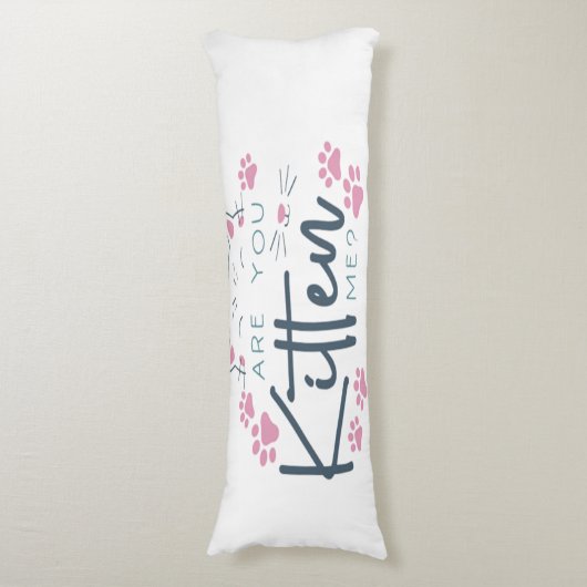 Kätzchen Sie mir? Seitenschläferkissen (Vorderseite Vertikal)