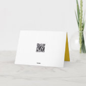 Kätzchen sieht ein fallendes Herbstblatt Karte (Rückseite)