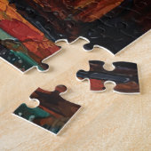 Kätzchen sieht Löwen Spiegelung Motivations- Impas Puzzle (Seite)