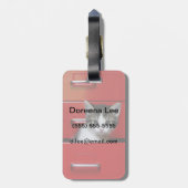 Kätzchen-Spähen Gepäckanhänger (Rückseite vertikal)