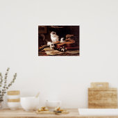 Kätzchen spielen Gitarre Poster (Küche)