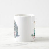 Kätzchen spielen mit einem Ball aus Garn Kaffeetasse (Mittel)