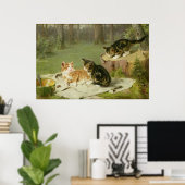 Kätzchen spielen poster (Heimbüro)