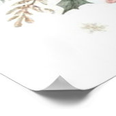 Kätzchen Spielende Weihnachten Poster (Ecke)