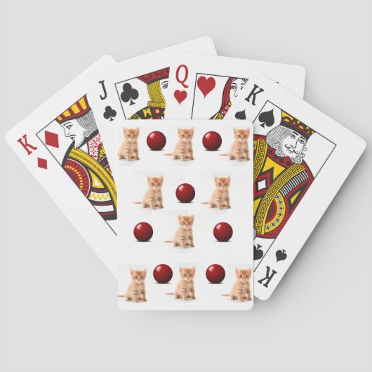 Kätzchen Spielkarten Deck (Rückseite)