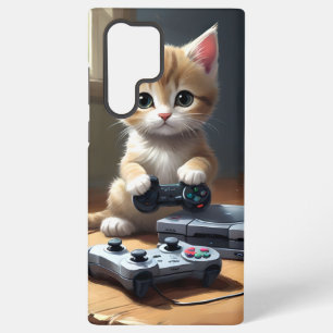 Kätzchen spielt Spielkonsole, Samsung Galaxy Hülle